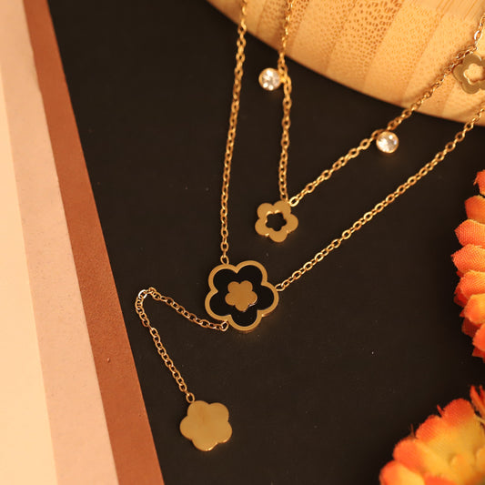 Black Clover Necklace