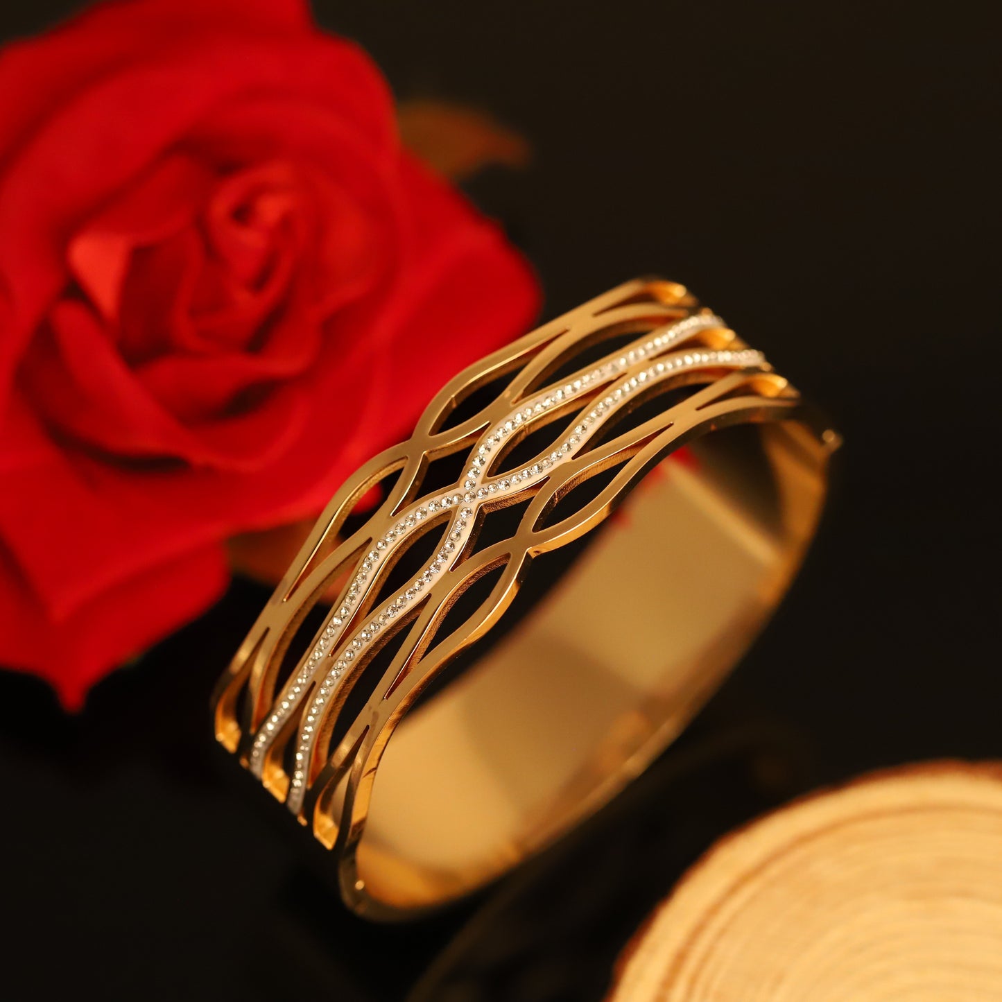 Shimmer Petal Bracelet