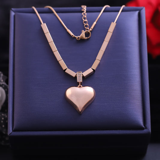Dreamy Wings Heart Necklace
