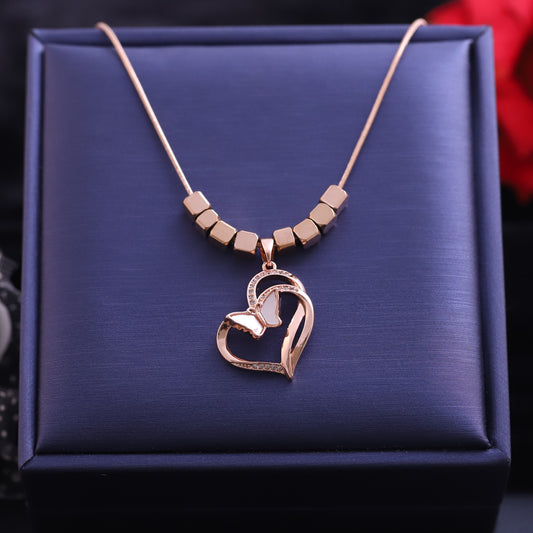 Butterfly Heart Harmony Pendant
