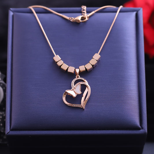 Butterfly Heart Harmony Pendant