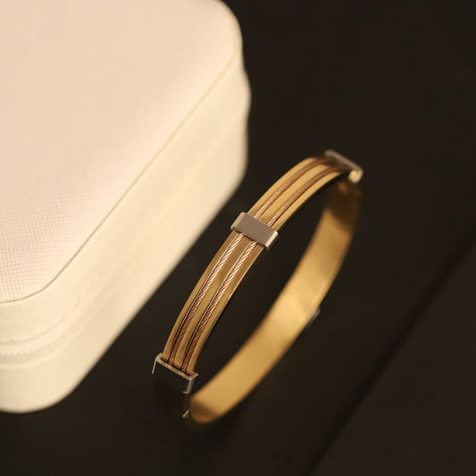 Dual Cable Luxe Bracelet