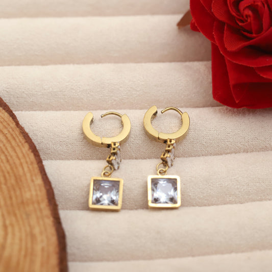 Sparkling Stone Elegance Earrings