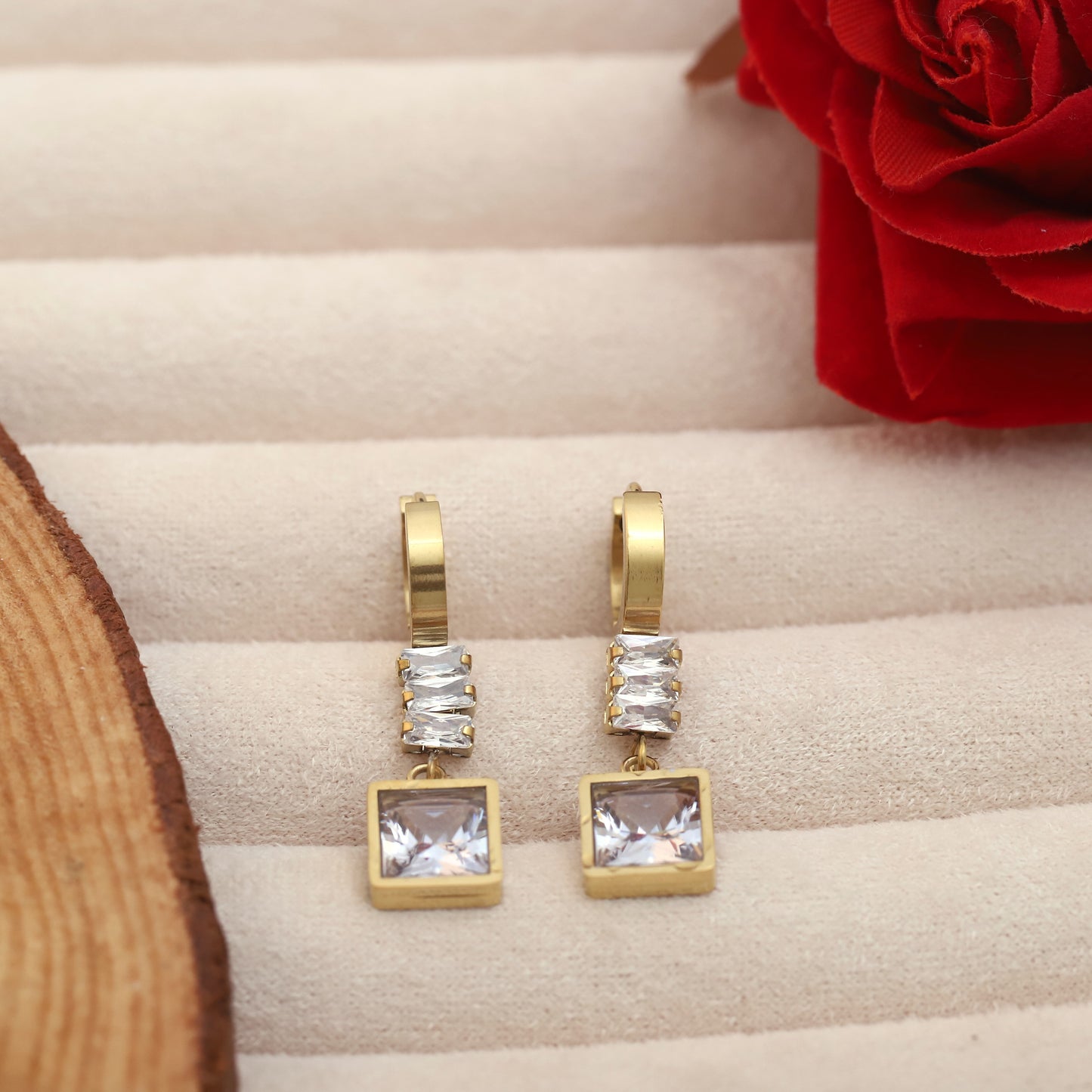 Stone Bloom Earring