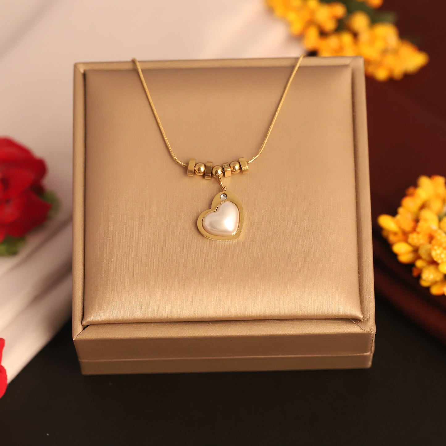 Orlano Heart Pendant Chain