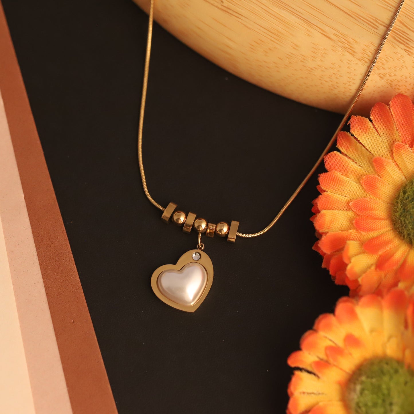 Orlano Heart Pendant Chain