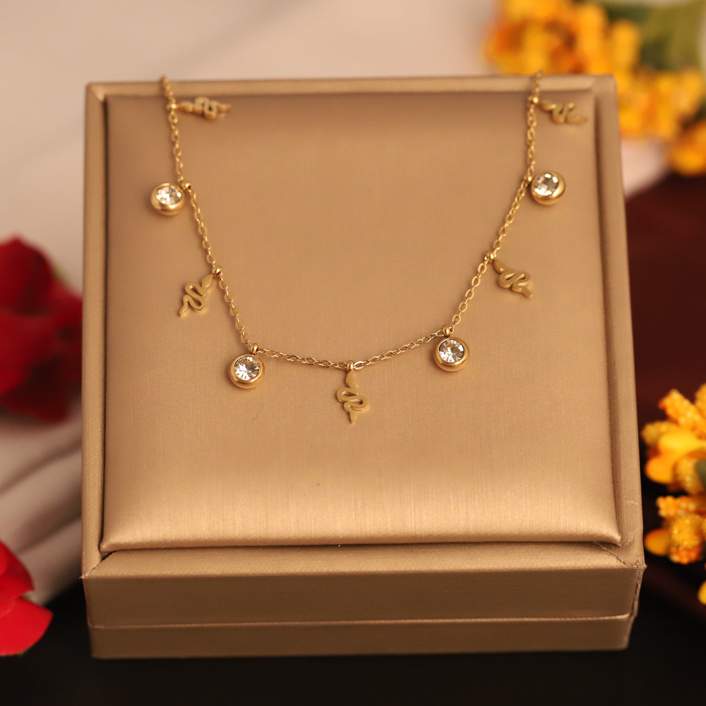 Charm Chain with Stone