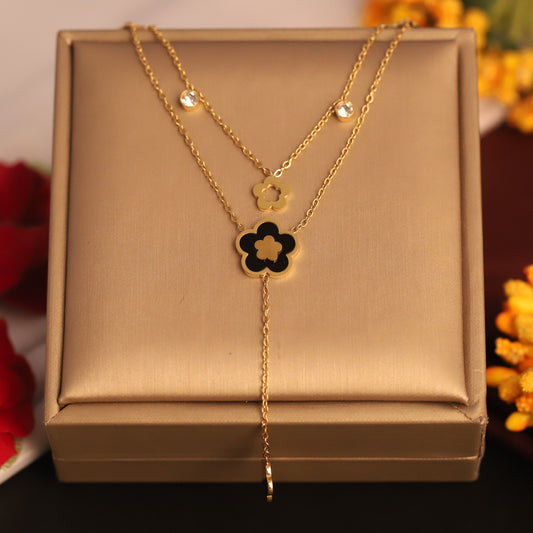 Black Clover Necklace
