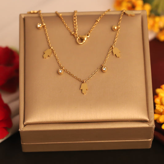 Luxe Charm Chain with Stone