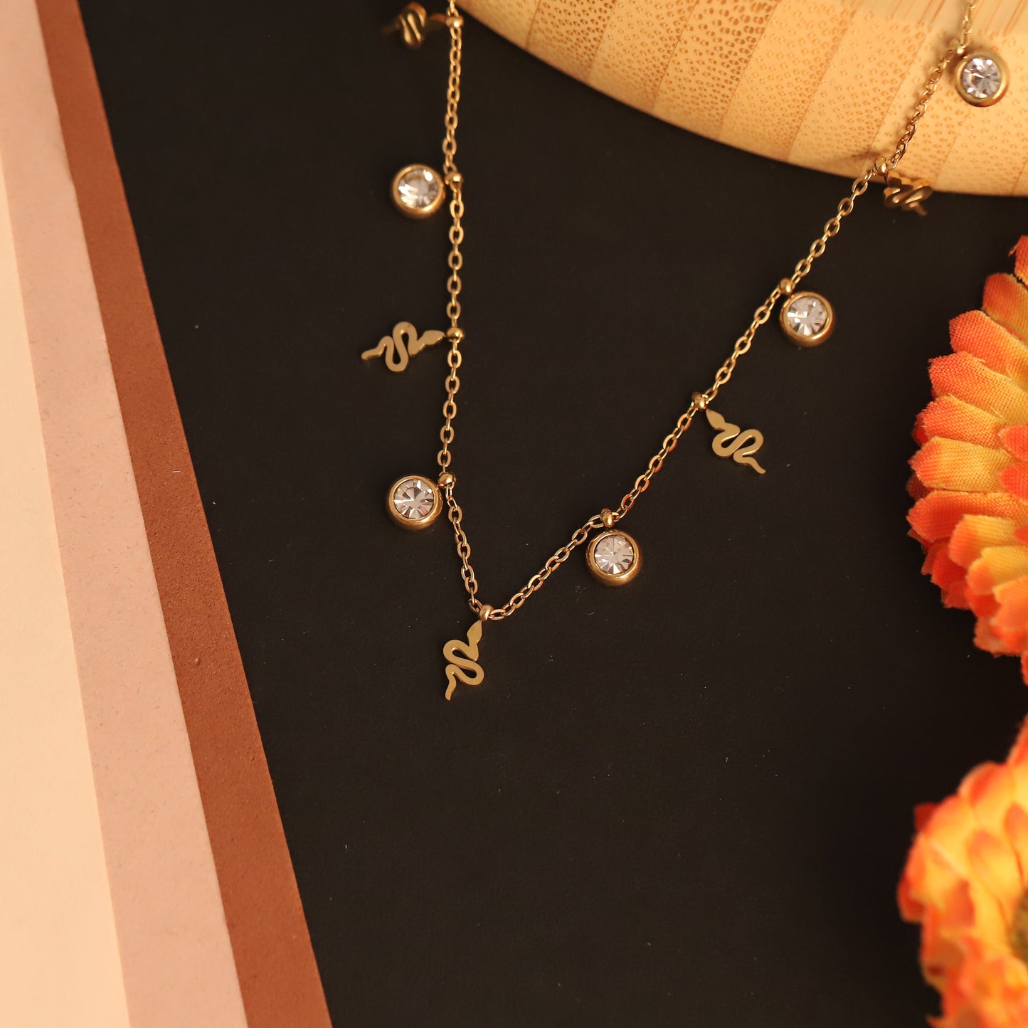 Charm Chain with Stone