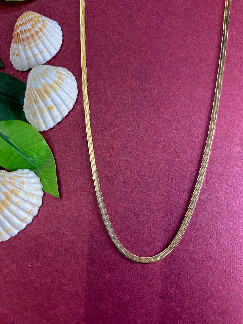 Gold Plated Snake Chain for Women – Real Gold Look