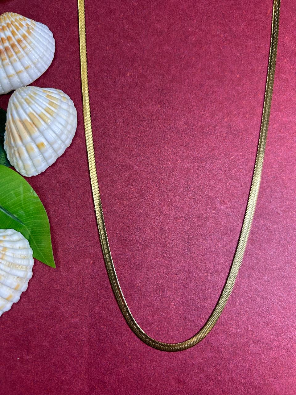 Gold Plated Snake Chain for Women – Real Gold Look