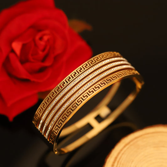 Diamond Floral Bracelet