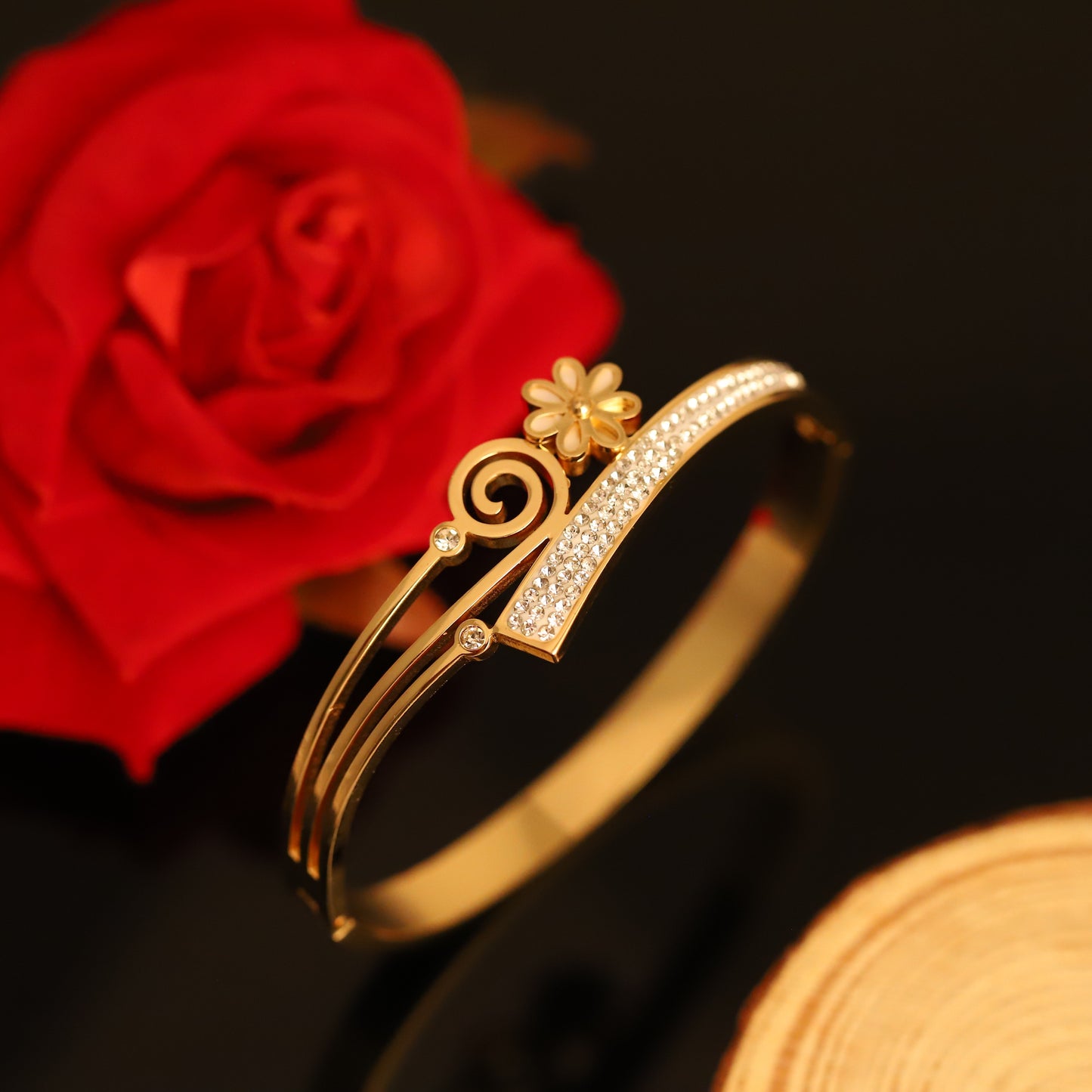 Floral Swirl Bracelet