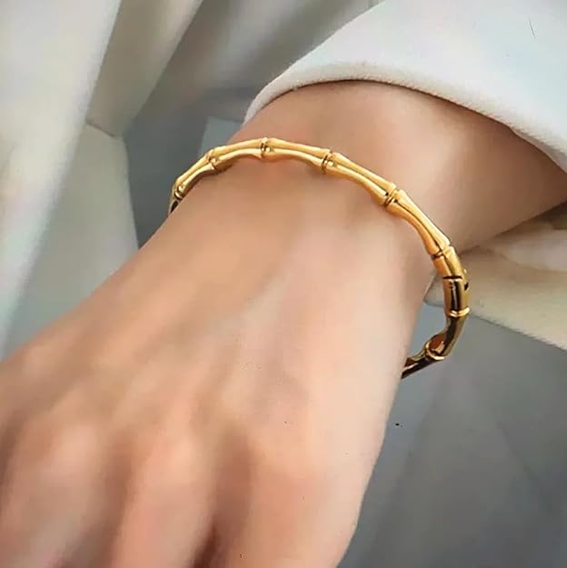 Golden Bamboo Bracelet