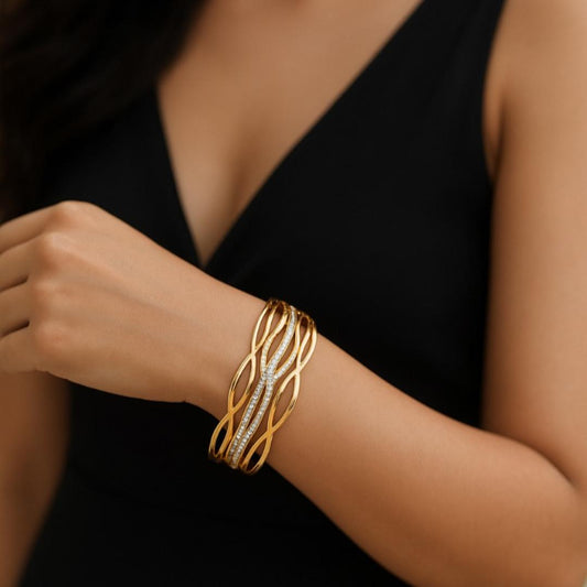 Shimmer Petal Bracelet