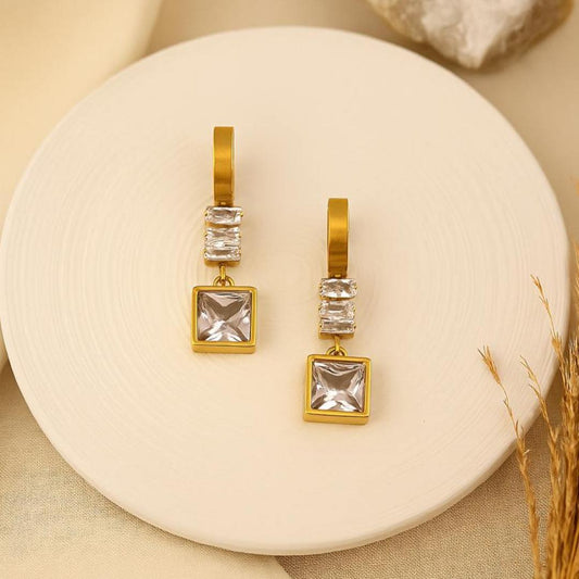 Stone Bloom Earring