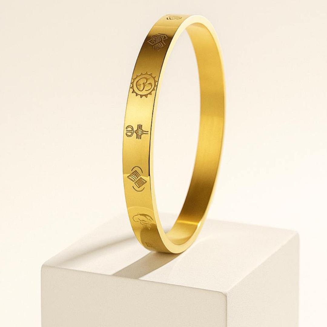 Om Trishul Kada For Men