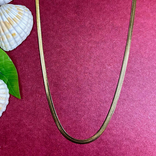 Gold Plated Snake Chain for Women – Real Gold Look